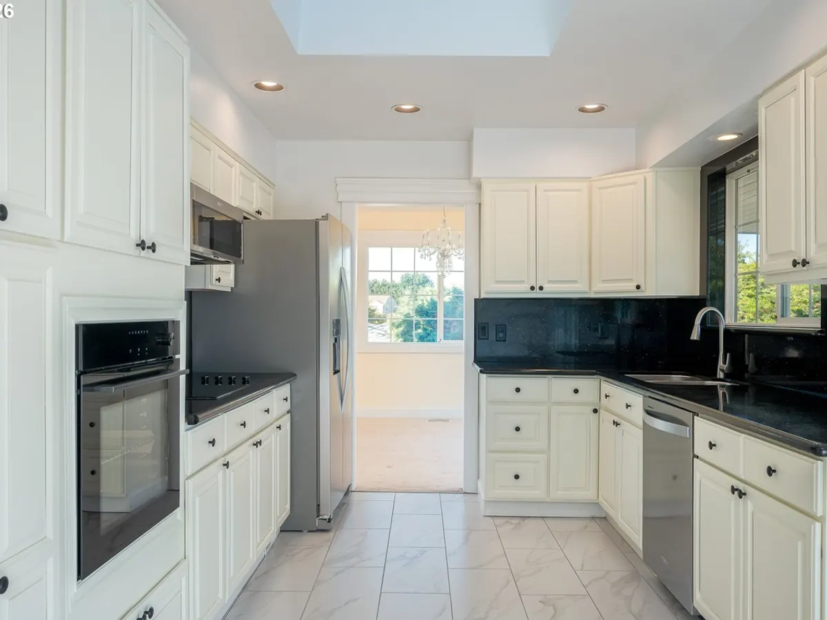 After: Before and after comparison: Kitchen