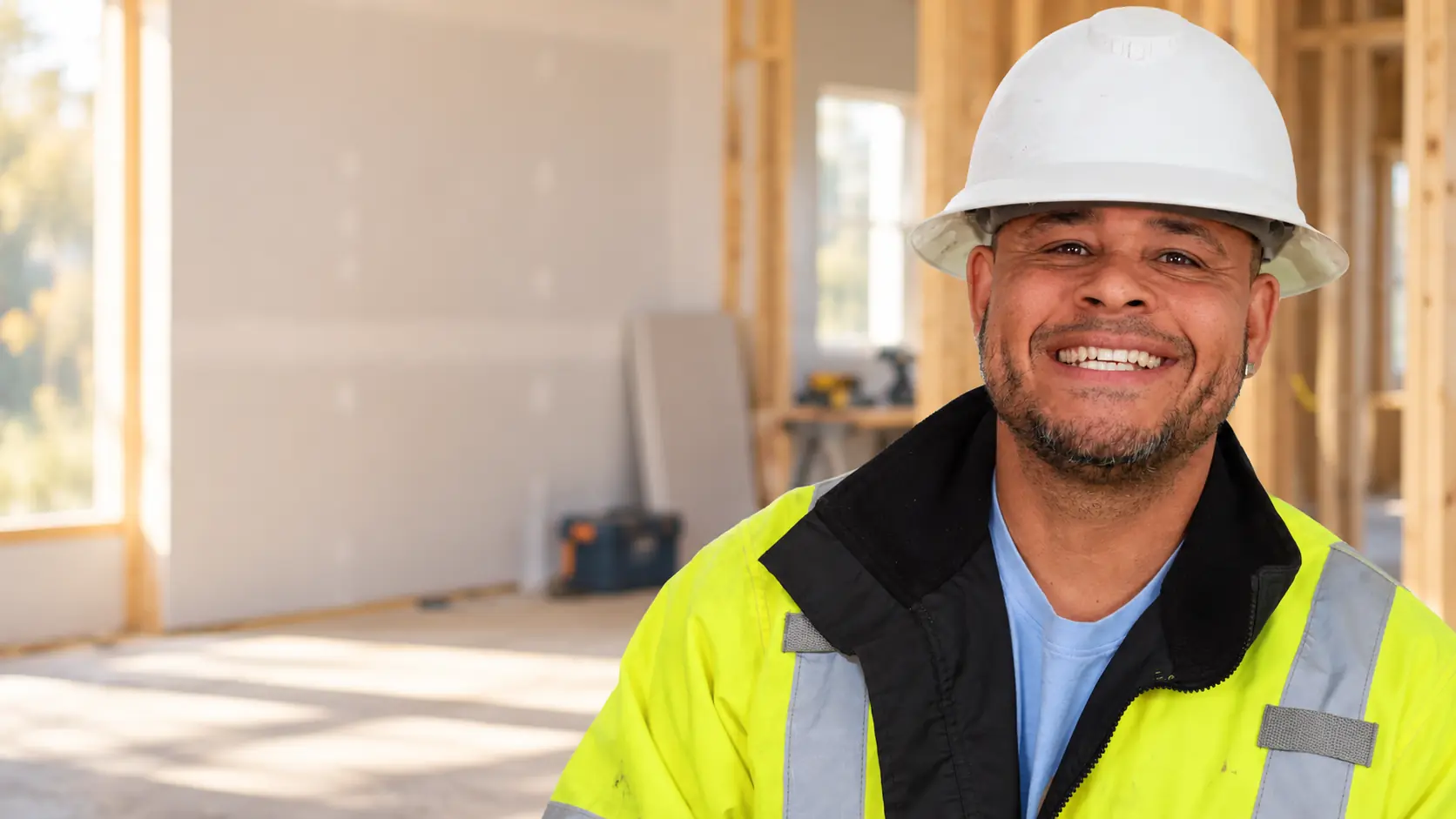 R.C Art Construction LLC owner on a residential construction site